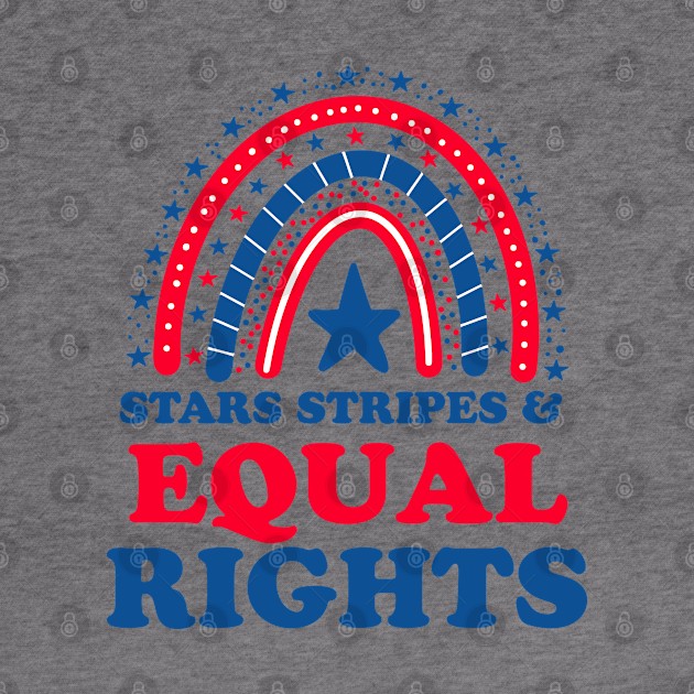 Pro Choice Boho Rainbow Feminist Stars Stripes Equal Rights by BadDesignCo